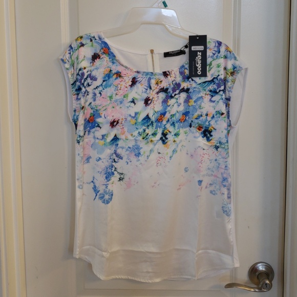 Zeagoo Tops - Short sleeve blouse Zeagoo Tops - Short sleeve blouse
